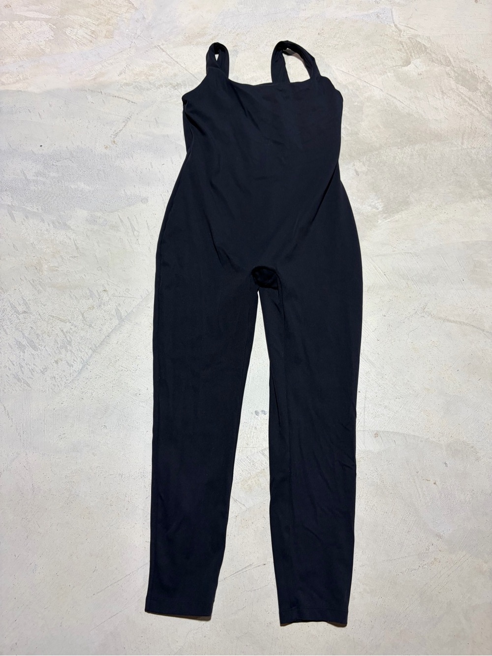 Momanda Black Women's Jumpsuit - Sleeveless Stretch One-Piece large maternity